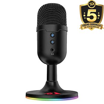 Mikrofon Redragon Pulsar GM303, RGB, crni