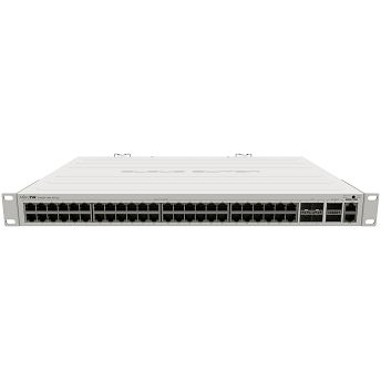 MikroTik (CRS354-48G-4S 2Q RM) Cloud Router Switch with 48 x 1GbE RJ45 ports 4 x 10G SFP 2 x 40G QSFP ports ROS LVL5