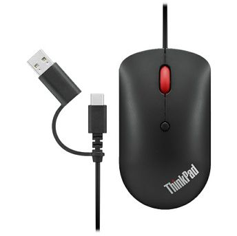 Miš Lenovo ThinkPad, žičani, USB-C, crni