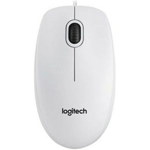 Miš Logitech B100, žičani, bijeli - HIT PROIZVOD