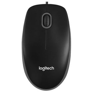 Miš Logitech B100, žičani, crni
