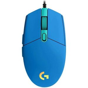 Miš Logitech G102 Lightsync, žičani, gaming, 8000DPI, RGB, plavi