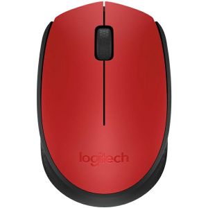 Miš Logitech M171, bežični, crveni