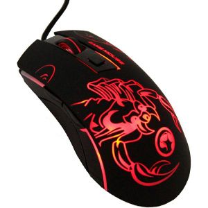 Miš Marvo Scorpion M209, žičani, gaming, 6400dpi, LED, crni - MAXI PONUDA