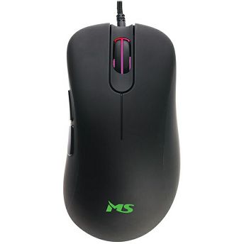 Miš MS Nemesis C325, žičani, gaming, 6400DPI, RGB, crni