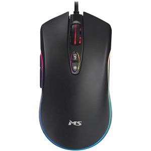 Miš MS Nemesis C365, žičani, gaming, 6400DPI, RGB, crni