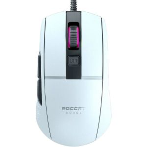Miš Roccat Burst Core, žičani, gaming, 8500DPI, RGB, bijeli - BEST BUY