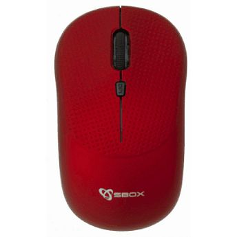 Miš SBOX WM-106R, bežični, crveni