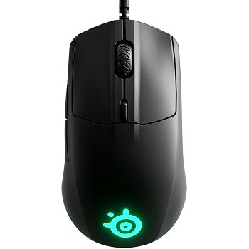 Miš SteelSeries Rival 3, žičani, gaming, 8500DPI, RGB, crni