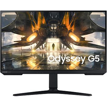 Monitor Samsung 27" Odyssey G5, LS27AG500PPXEN, IPS, gaming, NVIDIA G-Sync, AMD FreeSync Premium 165Hz, 1ms (GTG), HDR10, HDMI, DP, Pivot, 2K