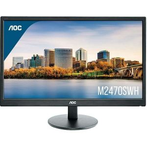 Monitor AOC 23.6" M2470SWH, MVA, VGA, 2xHDMI, Zvučnici, Full HD