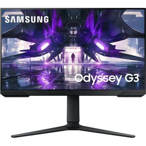Monitor Samsung 24" Odyssey G3, LS24AG300NUXEN, VA, gaming, AMD FreeSync Premium 144Hz, 1ms, HDMI, DP, Pivot, Full HD
