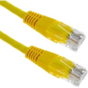 Kabel NaviaTec, mrežni, UTP, Cat6, 0.5m, žuti