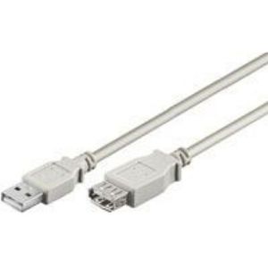 Kabel NaviaTec, USB-A 2.0 (M) na USB-A (Ž), 2.0m, bež