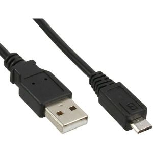 Kabel NaviaTec NVT-USB-292, USB-A 2.0 na Micro USB, 0.2m, crni