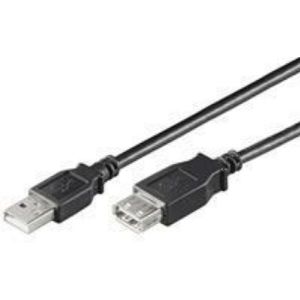 Kabel NaviaTec, USB-A 2.0 (M) na USB-A (Ž), 1.8m, crni