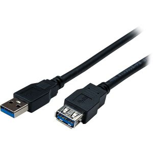 NaviaTec USB 3.0 A plug to A jack 5m Black