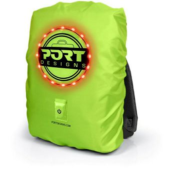 Navlaka za ruksak za prijenosno računalo Port Be Visibl, do 15.6", LED, žuta