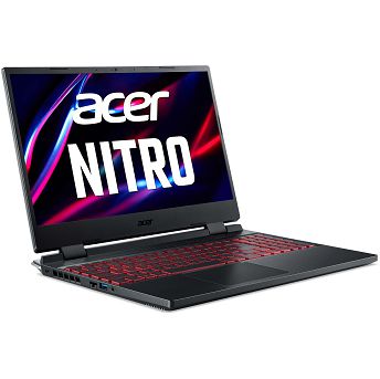 Notebook Acer Gaming Nitro 5, NH.QLZEX.00M, 15.6" FHD IPS 144Hz, Intel Core i5 12450H up to 4.4GHz, 16GB DDR4, 512GB NVMe SSD, NVIDIA GeForce RTX4050 6GB, no OS, 2 god