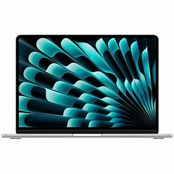 Notebook Apple MacBook Air 13" Retina, M3 Octa-Core, 16GB RAM, 256GB SSD, Apple 10-Core Graphics, INT KB, Silver