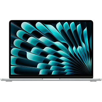Notebook Apple MacBook Air 13" Retina, M3 Octa-Core, 8GB RAM, 256GB SSD, Apple 8-Core Graphics, CRO KB, Silver