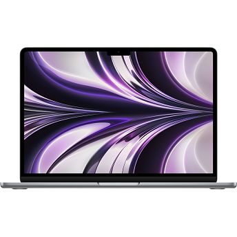 Notebook Apple MacBook Air 13.6" Retina, M2 Octa-Core, 8GB RAM, 256GB SSD, Apple 8-Core Graphics, INT KB, Space Grey