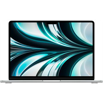 Notebook Apple MacBook Air 13.6" Retina, M2 Octa-Core, 16GB RAM, 256GB SSD, Apple 8-Core Graphics, INT KB, Silver