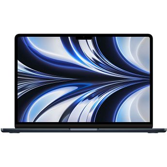 Notebook Apple MacBook Air 13.6" Retina, M2 Octa-Core, 8GB RAM, 512GB SSD, Apple 10-Core Graphics, US KB, Midnight
