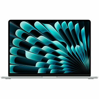 Notebook Apple MacBook Air 15" Retina, M3 Octa-Core, 16GB RAM, 256GB SSD, Apple 10-Core Graphics, INT KB, Silver