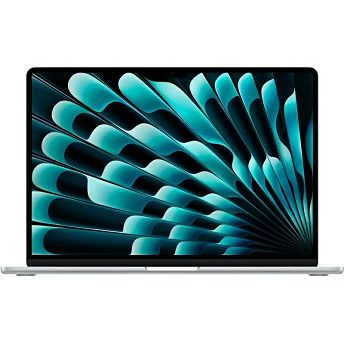 Notebook Apple MacBook Air 15" Retina, M2 Octa-Core, 8GB RAM, 256GB SSD, Apple 10-Core Graphics, CRO KB, Silver