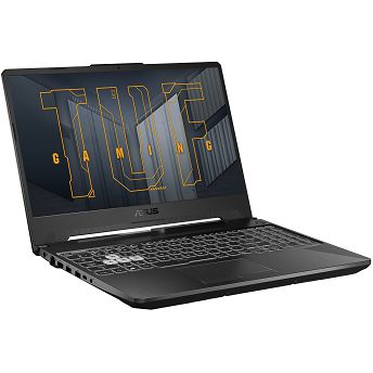 Notebook Asus Gaming TUF F15, FX506HF-HN021, 15.6" FHD IPS 144Hz, Intel Core i5 11400H up to 4.5GHz, 16GB DDR4, 1TB NVMe SSD, NVIDIA GeForce RTX2050 4GB, no OS, 2 god