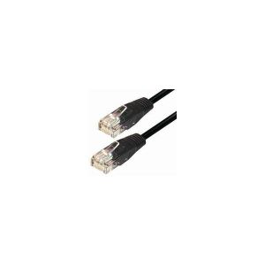 Kabel NaviaTec, mrežni, UTP, Cat5e, 1.0m, crni