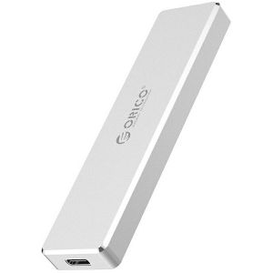 Orico vanjsko mini kućište M.2 SSD, USB 3.1 Type-C, srebrno (ORICO PVM2-C3-SV-PRO)