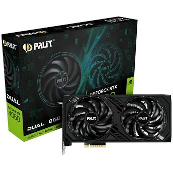 Grafička Palit GeForce RTX4060 Dual, 8GB GDDR6