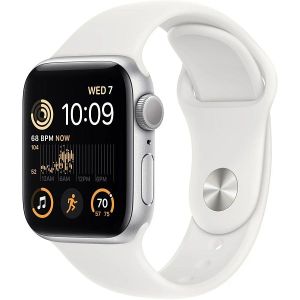 Pametni sat Apple Watch SE (2022) GPS, 40mm, Silver Aluminium Case with White Sport Band