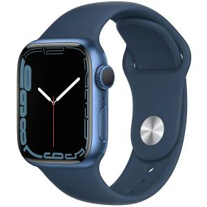 Pametni sat Apple Watch Series 7, 41mm Blue Aluminium Case with Abyss Blue Sport Band