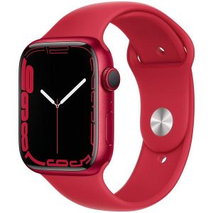 Pametni sat Apple Watch Series 7, 45mm Red Aluminium Case with Red Sport Band