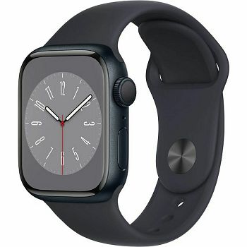 Pametni sat Apple Watch Series 8 GPS, 41mm, Midnight Aluminium Case with Midnight Sport Band