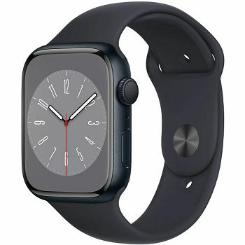 Pametni sat Apple Watch Series 8 GPS, 45mm, Midnight Aluminium Case with Midnight Sport Band