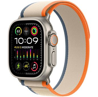 Pametni sat Apple Watch Ultra 2 GPS+Cellular, 49mm, Titanium Case, Orange/Beige Trail Loop (S/M)