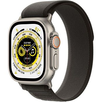 Pametni sat Apple Watch Ultra Cellular, 49mm Titanium Case with Black/Gray Trail Loop