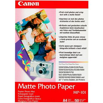 Foto papir Papir Canon Matte MP101, A4, 50 listova