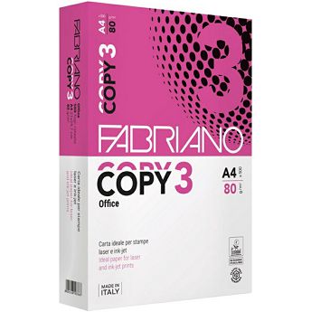 Papir Fabriano Copy3 A4, 80g, 500 listova