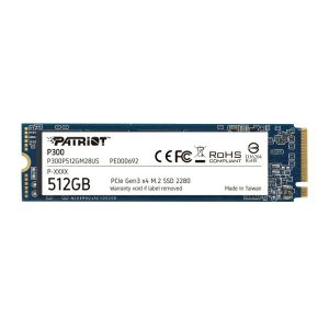 SSD Patriot P300, 512GB, M.2 NVMe PCIe Gen3, R1700/W1200