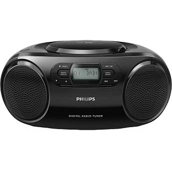 Radio Philips AZB500/12, CD player, crni
