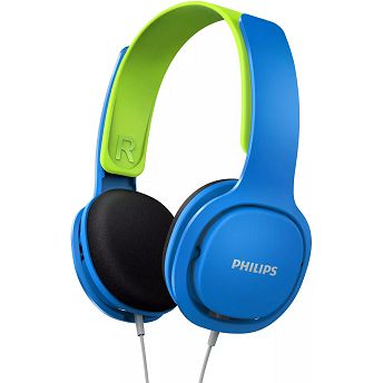 Slušalice Philips SHK2000BL/00, žičane, on-ear, plavo-zelene