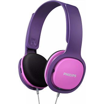 Slušalice Philips SHK2000PK/00, žičane, on-ear, ljubičasto-roze