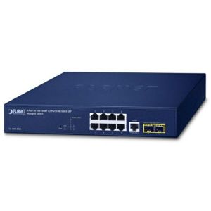 Planet 8-Port 10 100 1000T 2-Port 100 1000X SFP Managed Switch