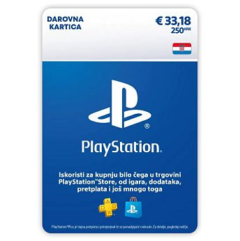 PlayStation e-bon 33,18€ (250Kn)