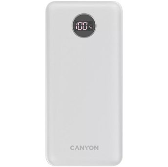 Power Bank Canyon PB-2002, 20000mAh, 22.5W, 2xUSB-A, USB-C, bijeli